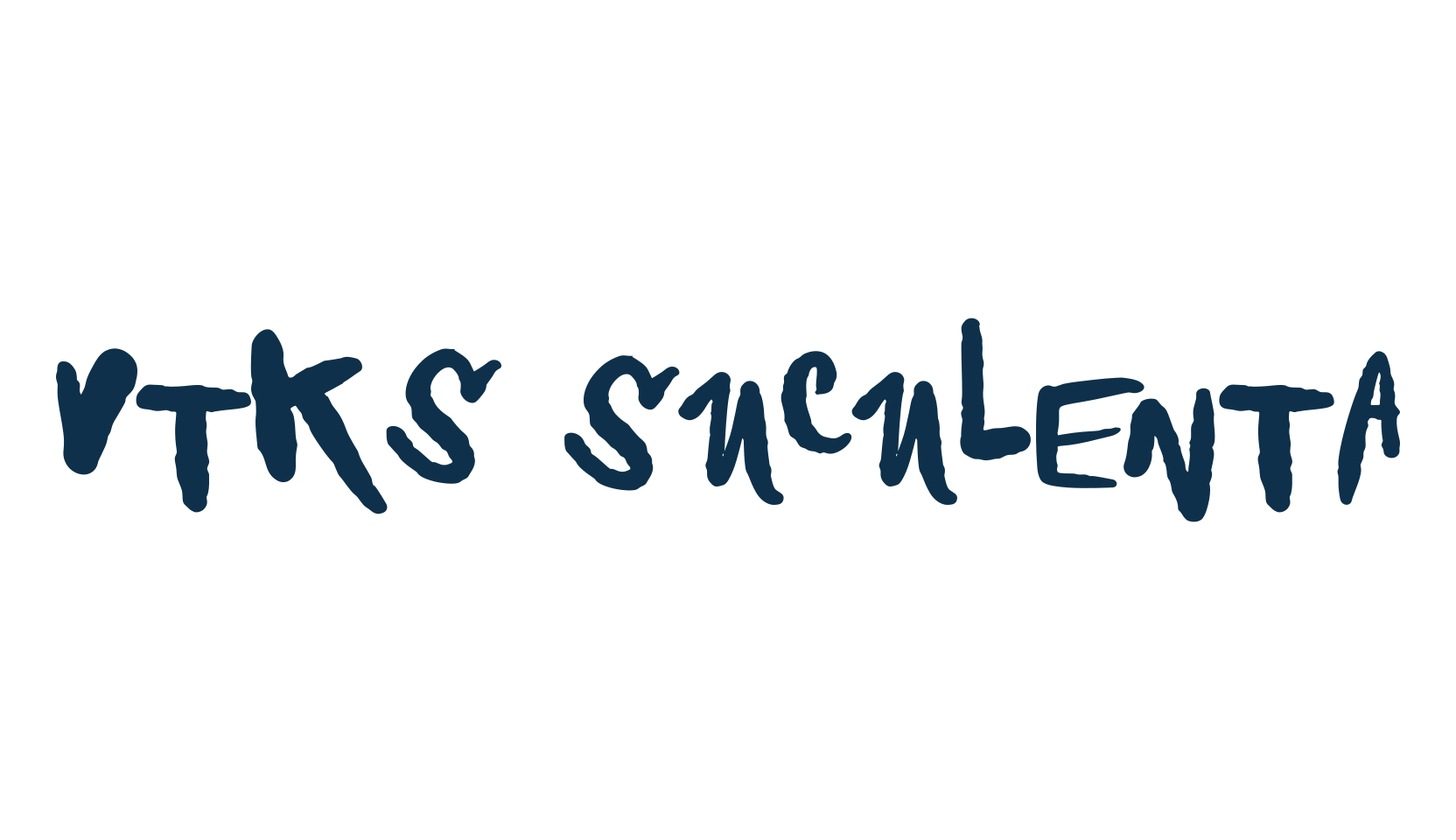 Vtks Suculenta, halloween font preview