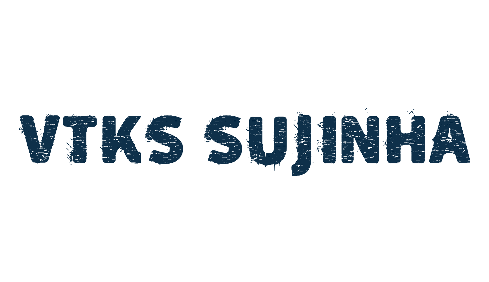 Vtks Sujinha, fancy eroded decorative font preview
