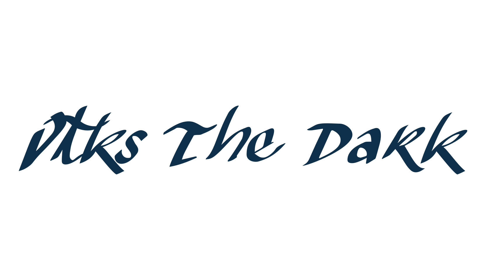 Vtks The Dark, fancy various decorative script calligraphy font preview