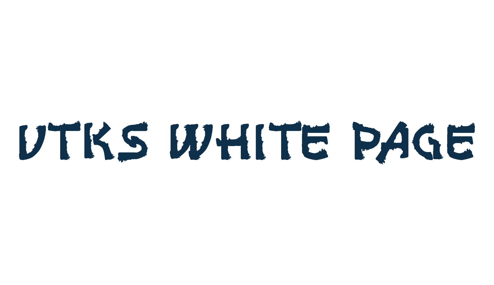 VTKS White Page, fancy various decorative font preview