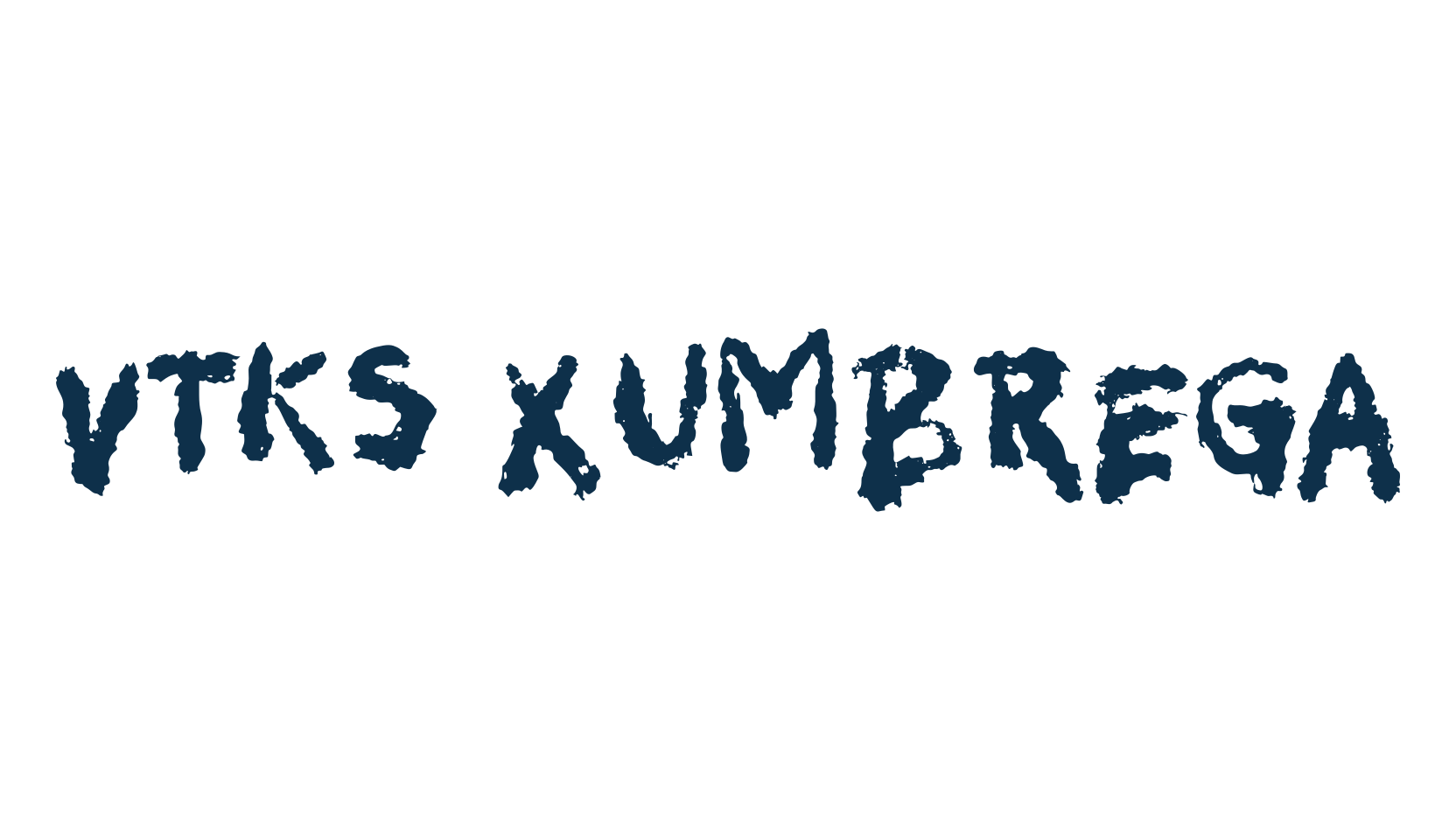 Vtks Xumbrega, holiday halloween fancy decorative horror font preview