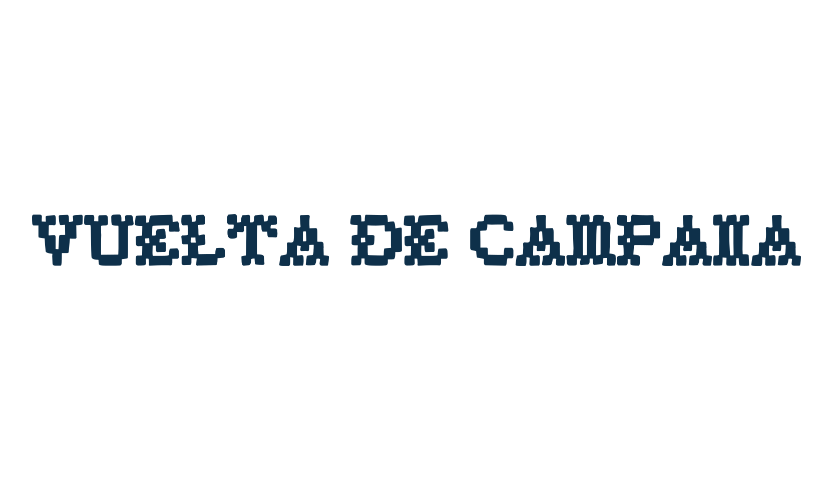 Vuelta De Campana, fancy decorative font preview