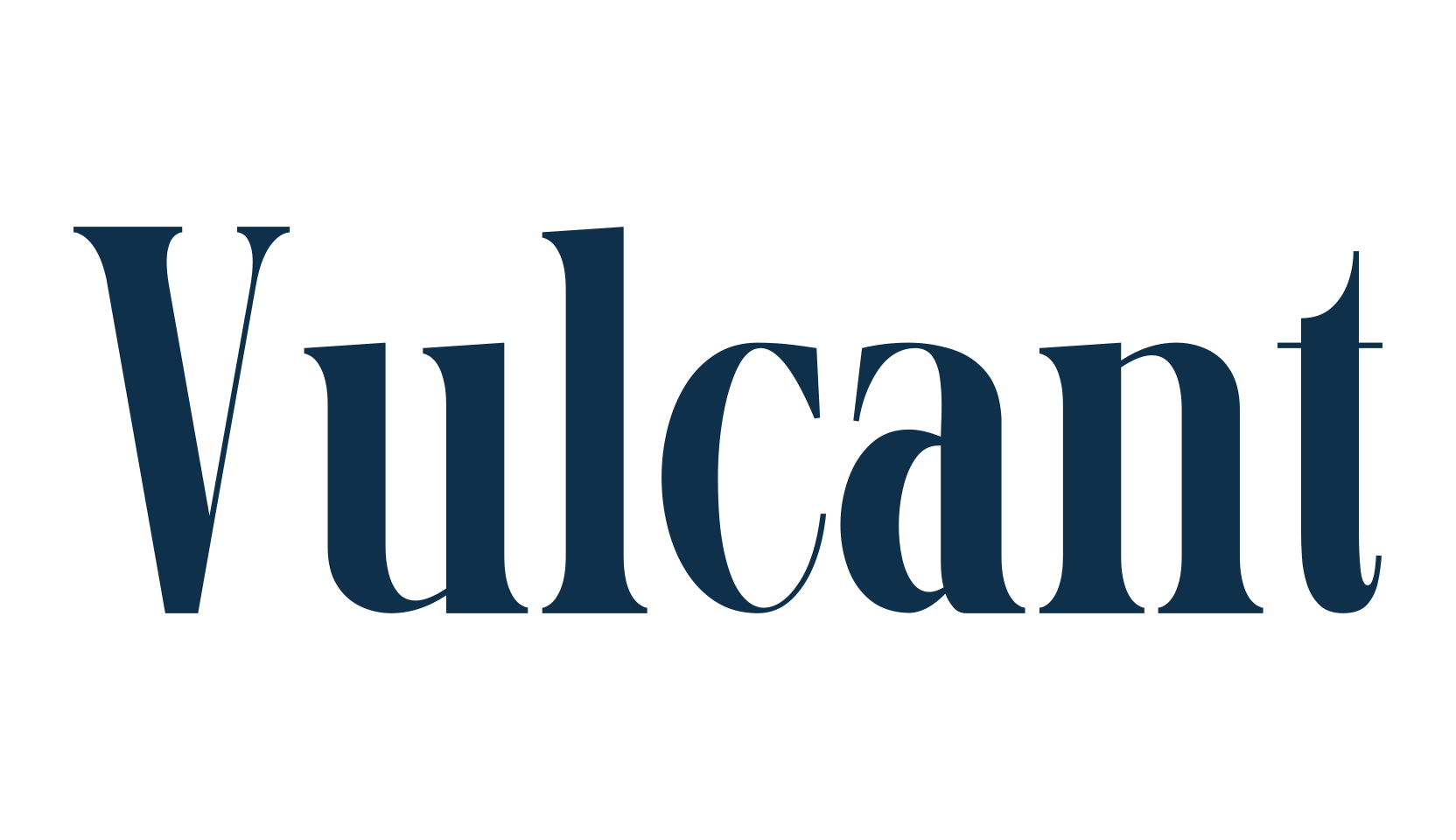 Vulcant, basic serif font preview