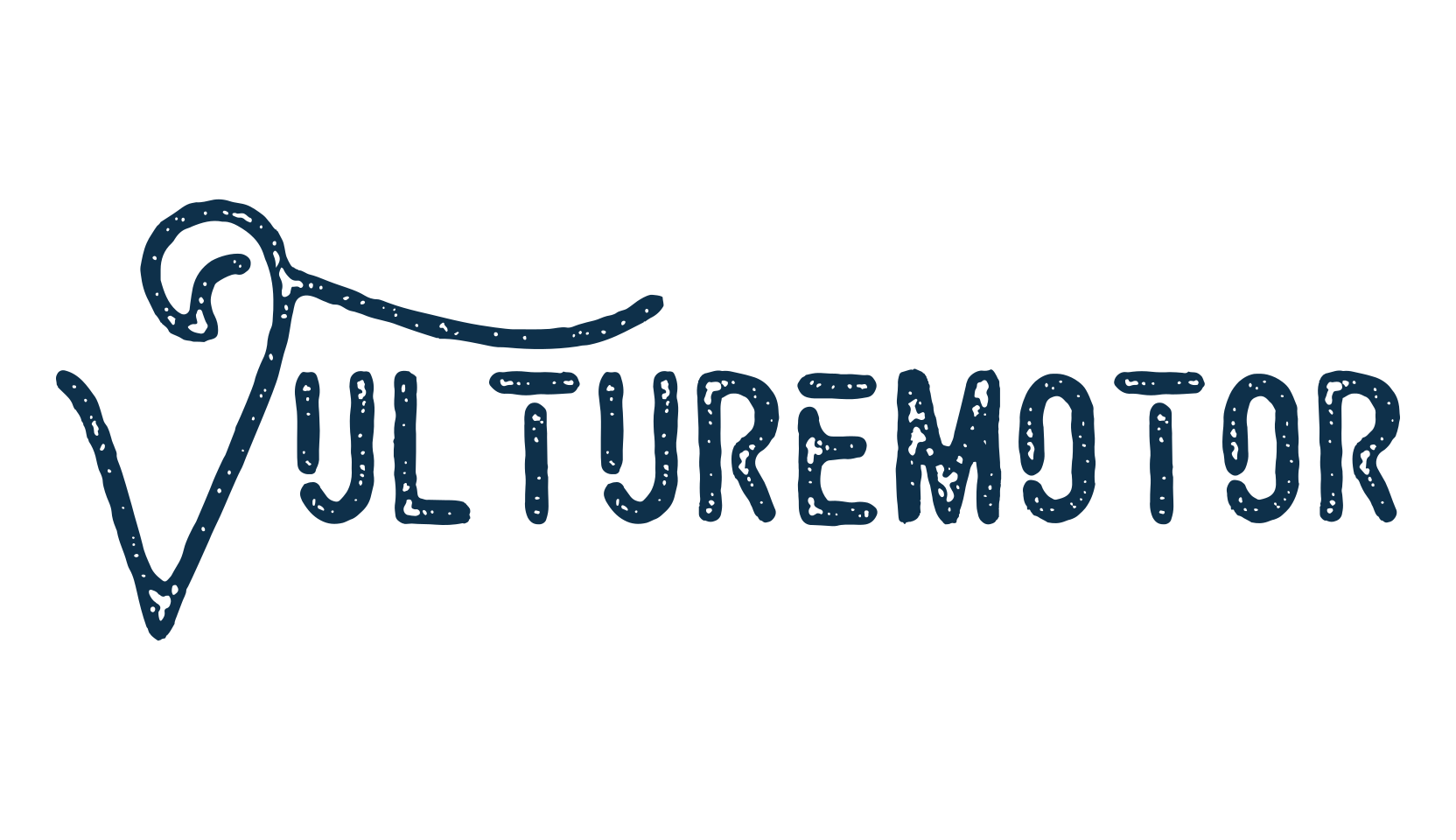 Vulturemotor, eroded font preview