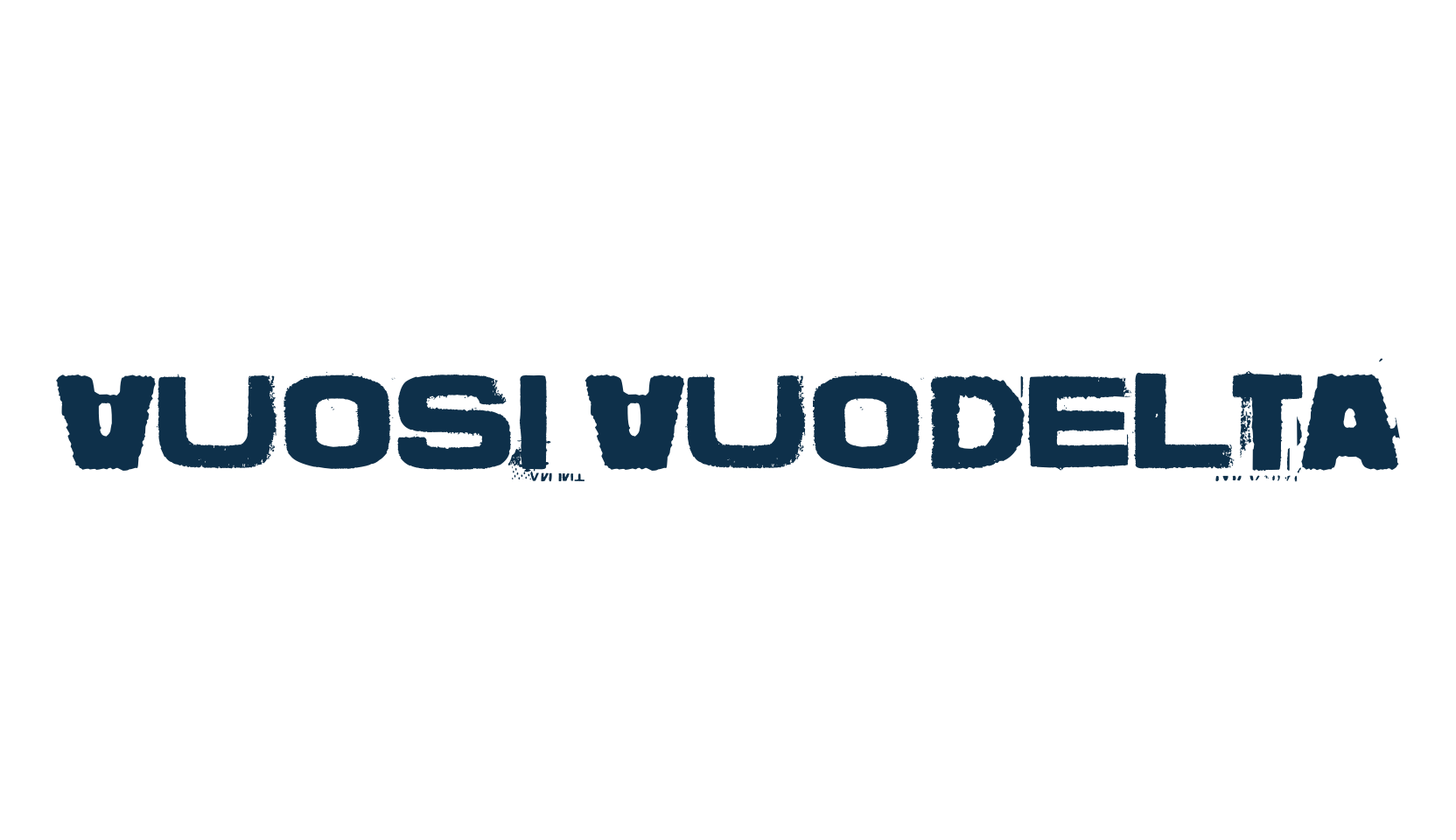 Vuosi Vuodelta, fancy destroy decorative font preview