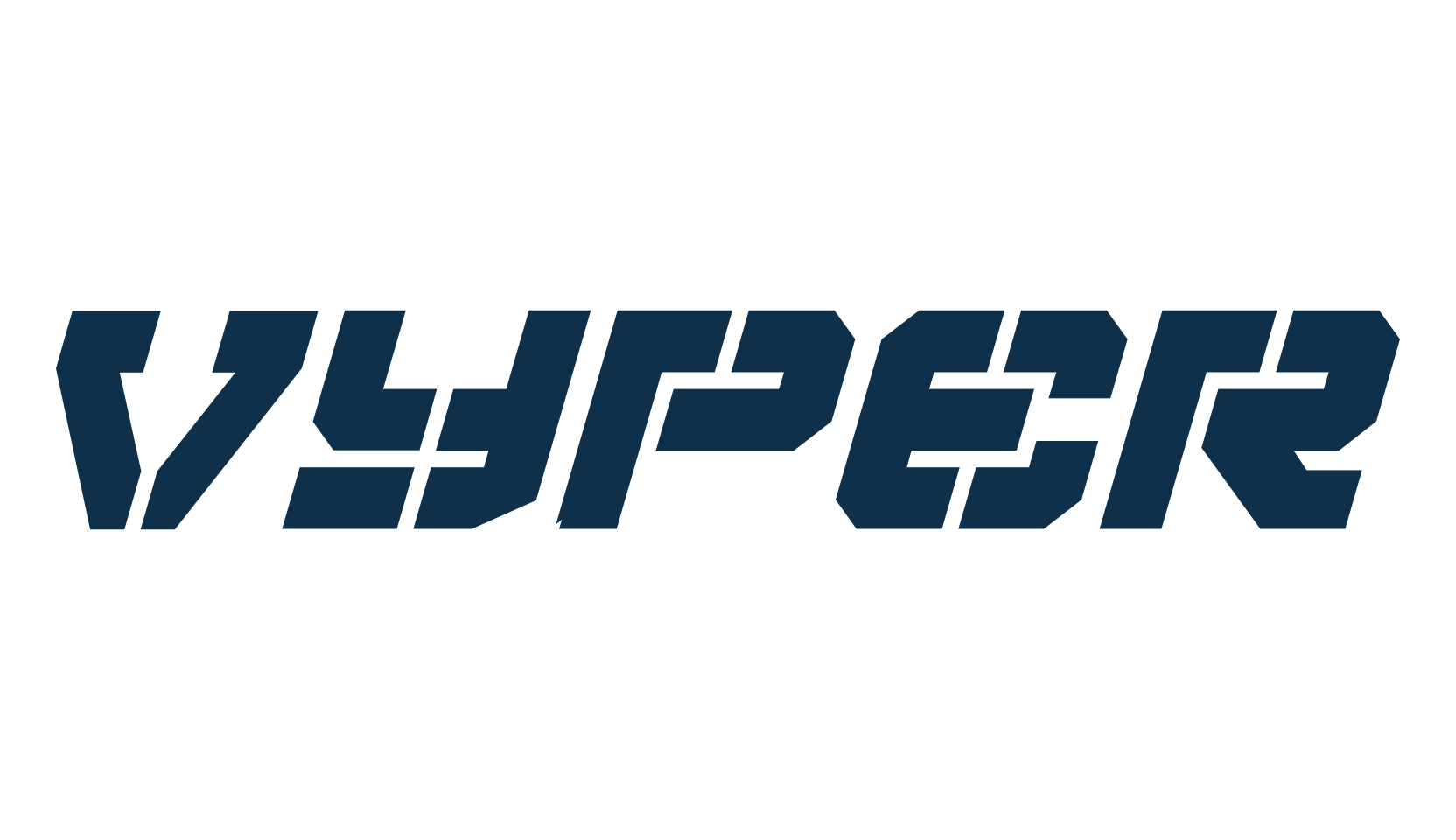 Vyper, techno sci-fi font preview