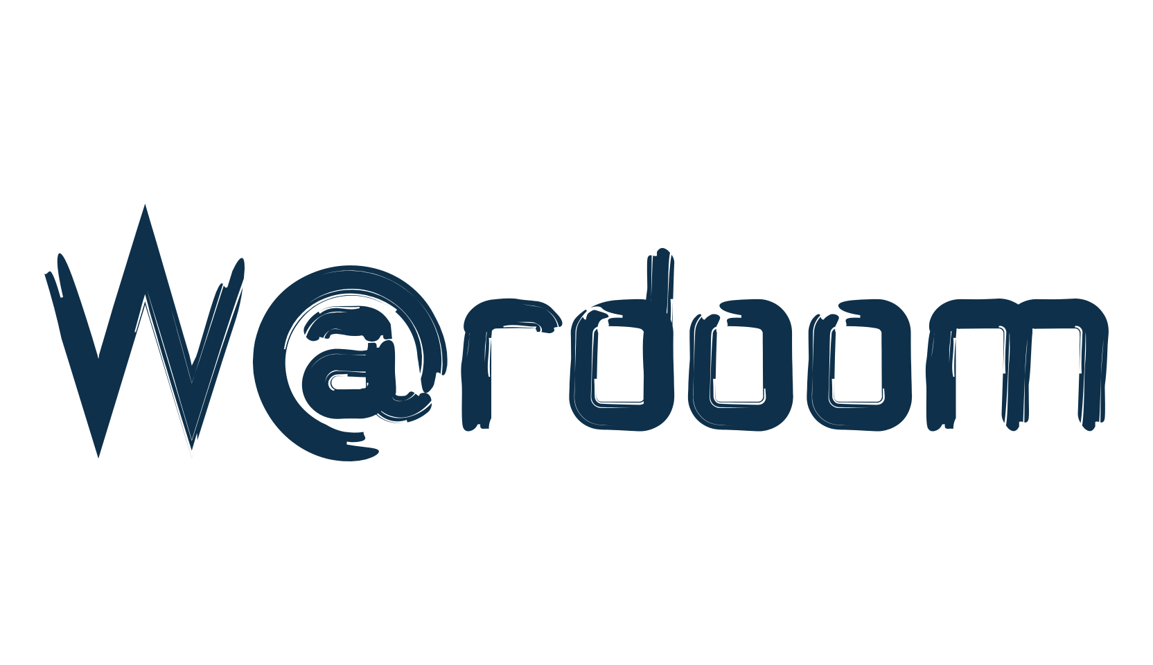 W@rdoom, eroded font preview