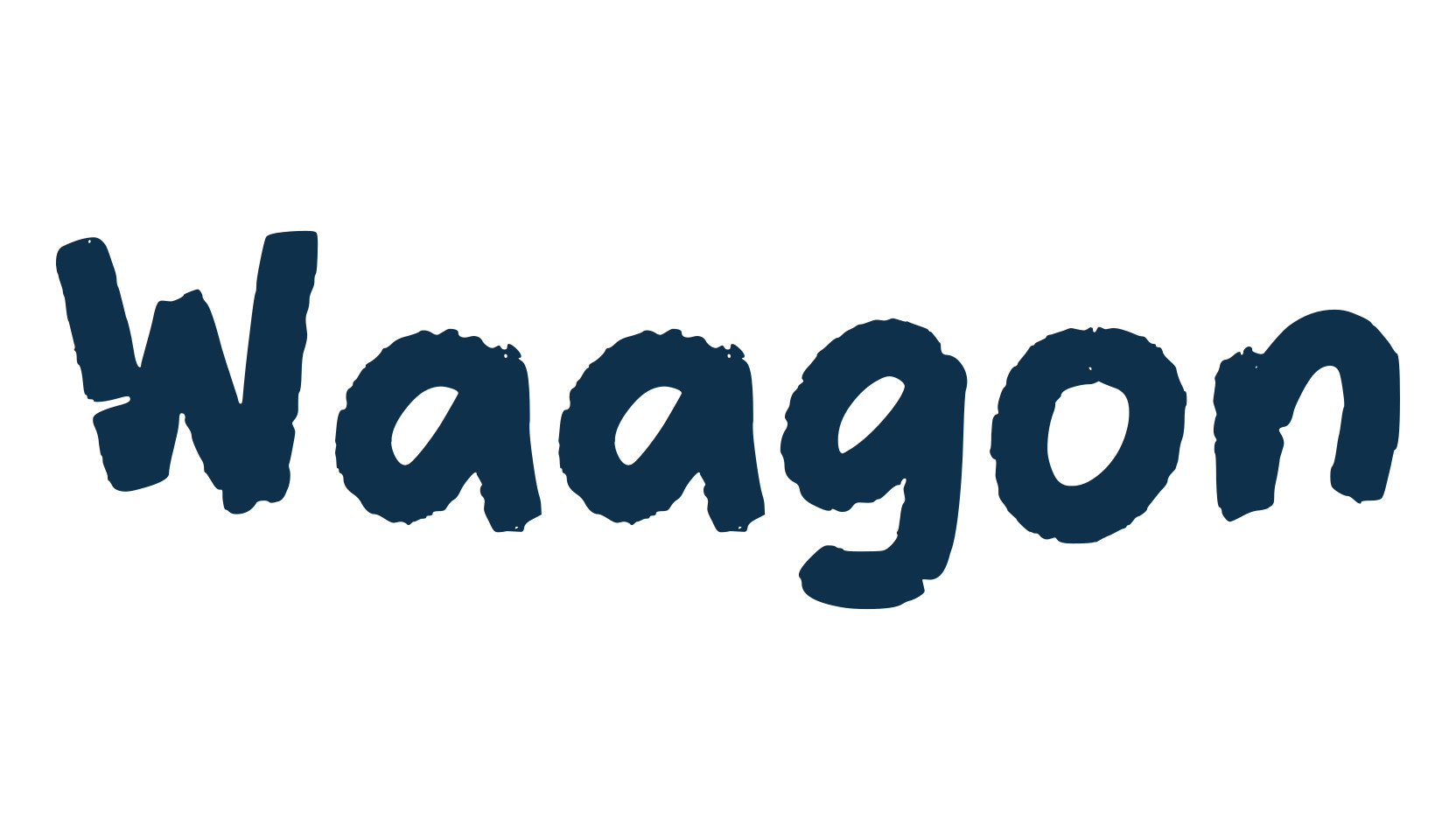 Waagon, brush font preview