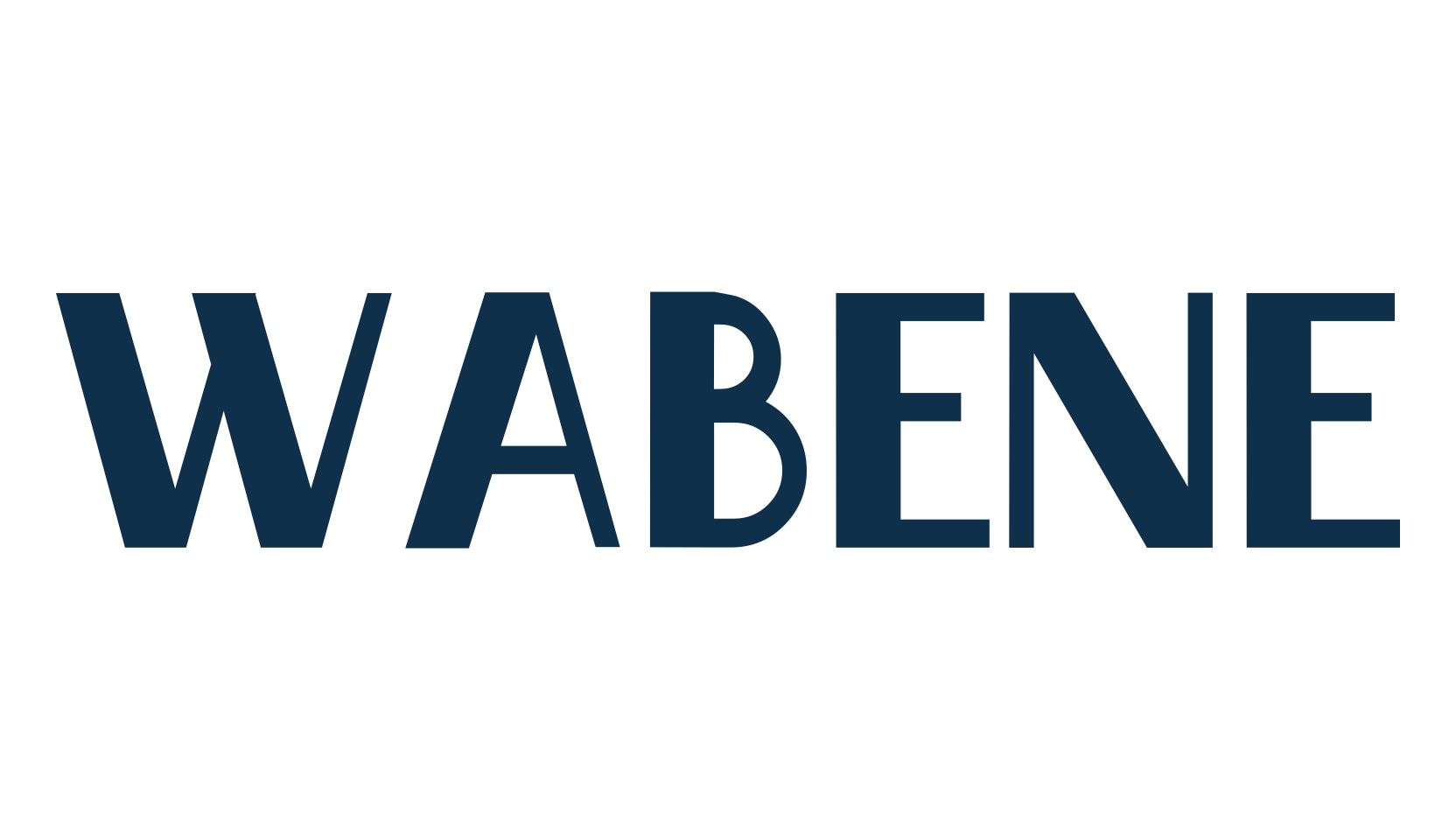 Wabene, retro font preview