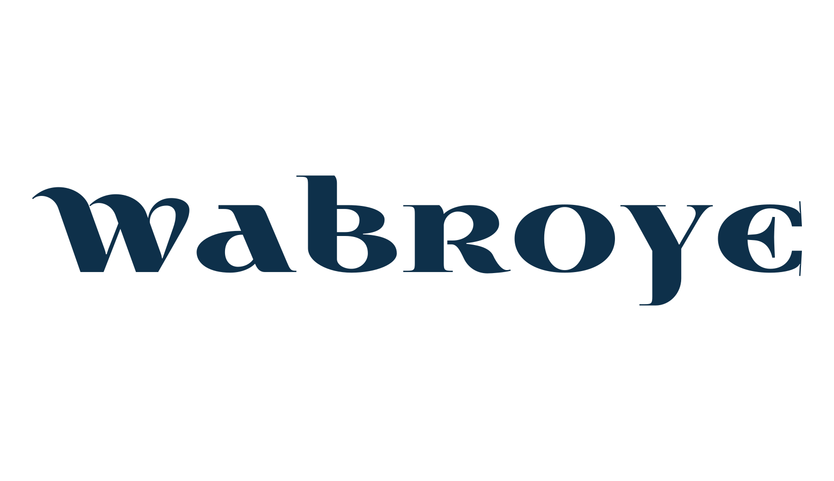 Wabroye, fancy various basic font preview