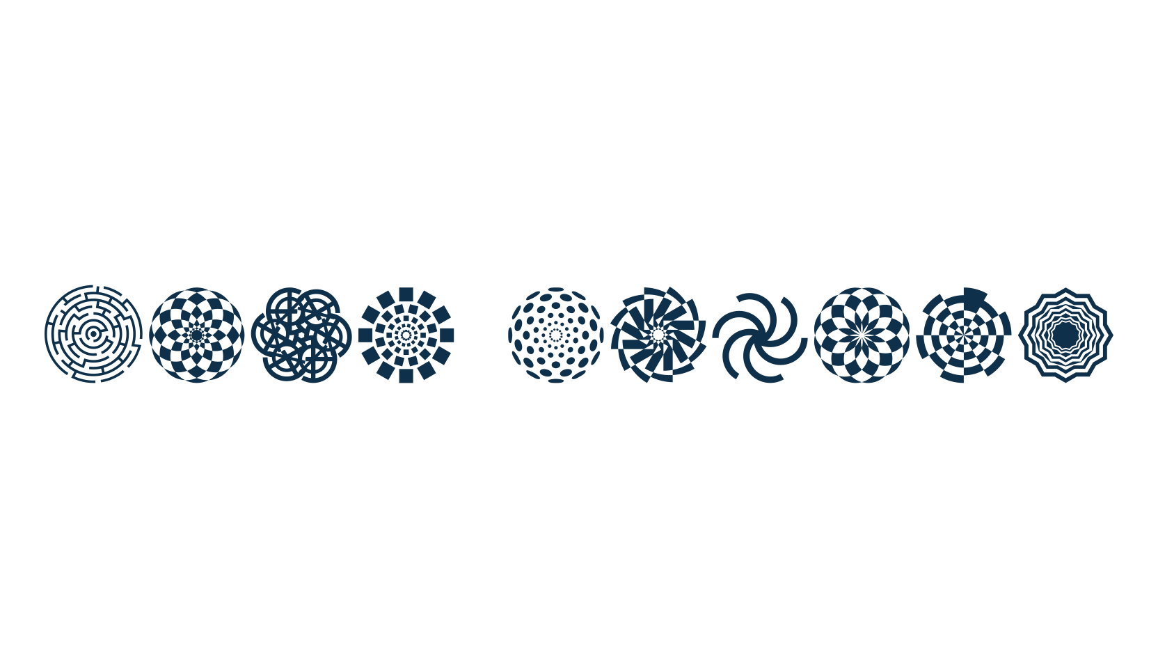 Wach Op-Art, fancy decorative font preview