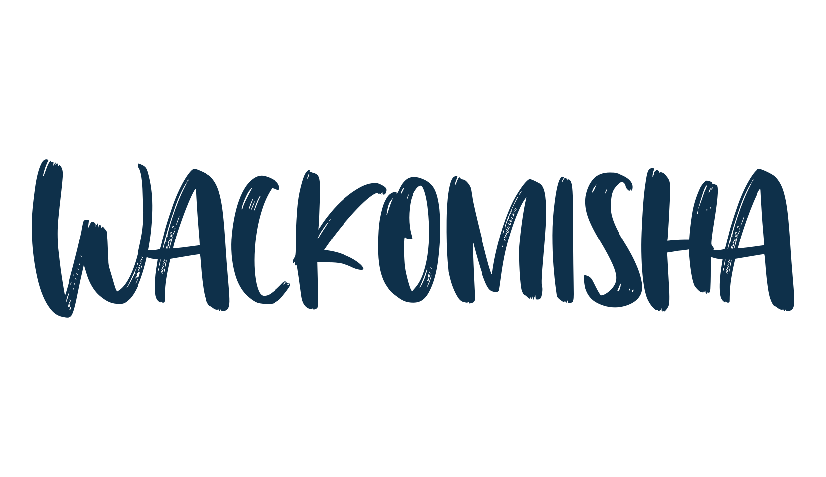 Wackomisha, script brush fancy decorative calligraphy font preview