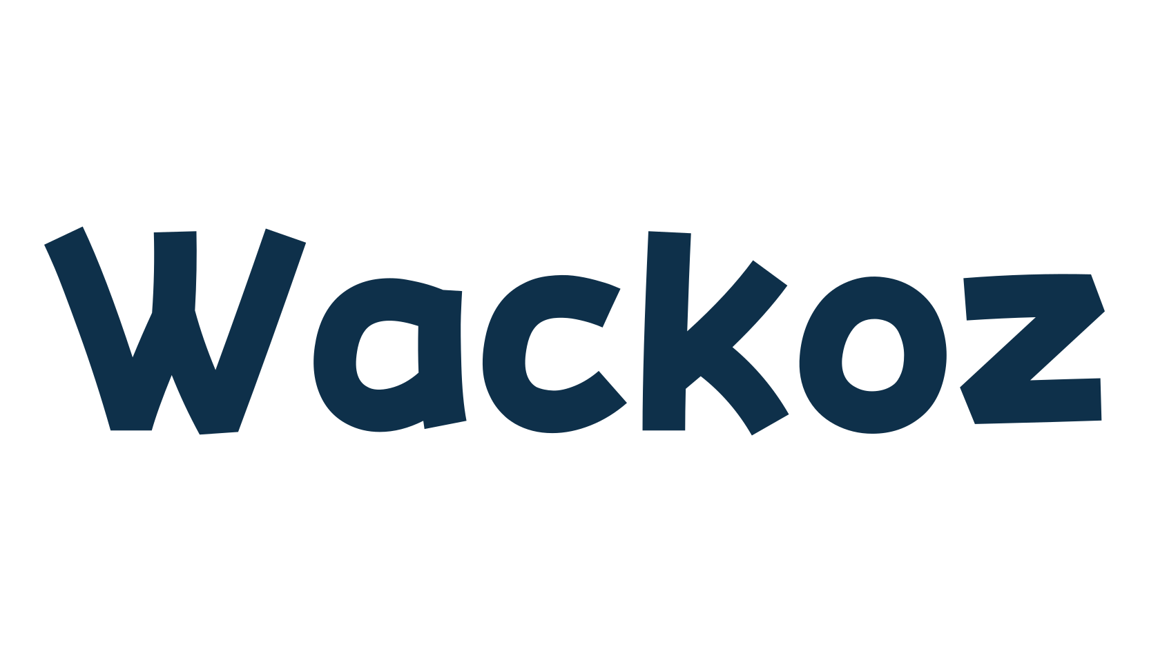 Wackoz, fancy cartoon decorative font preview