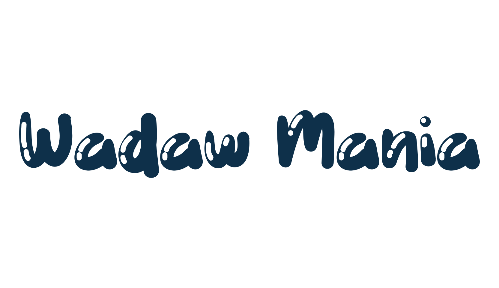 Wadaw Mania, cartoon font preview