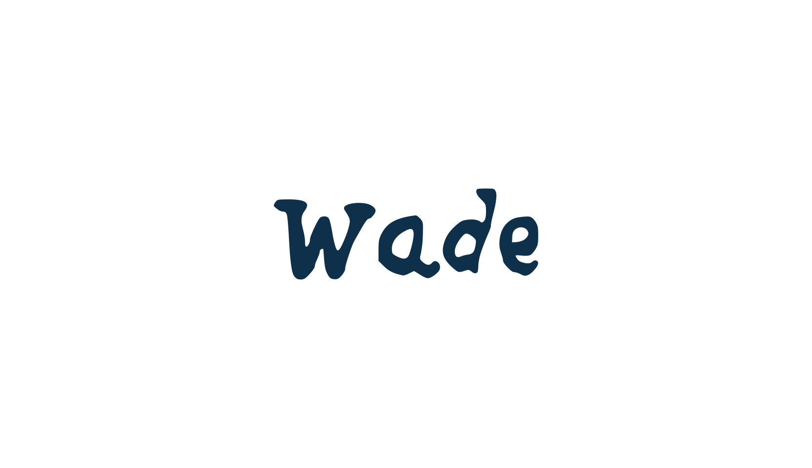 Wade, fancy eroded decorative font preview