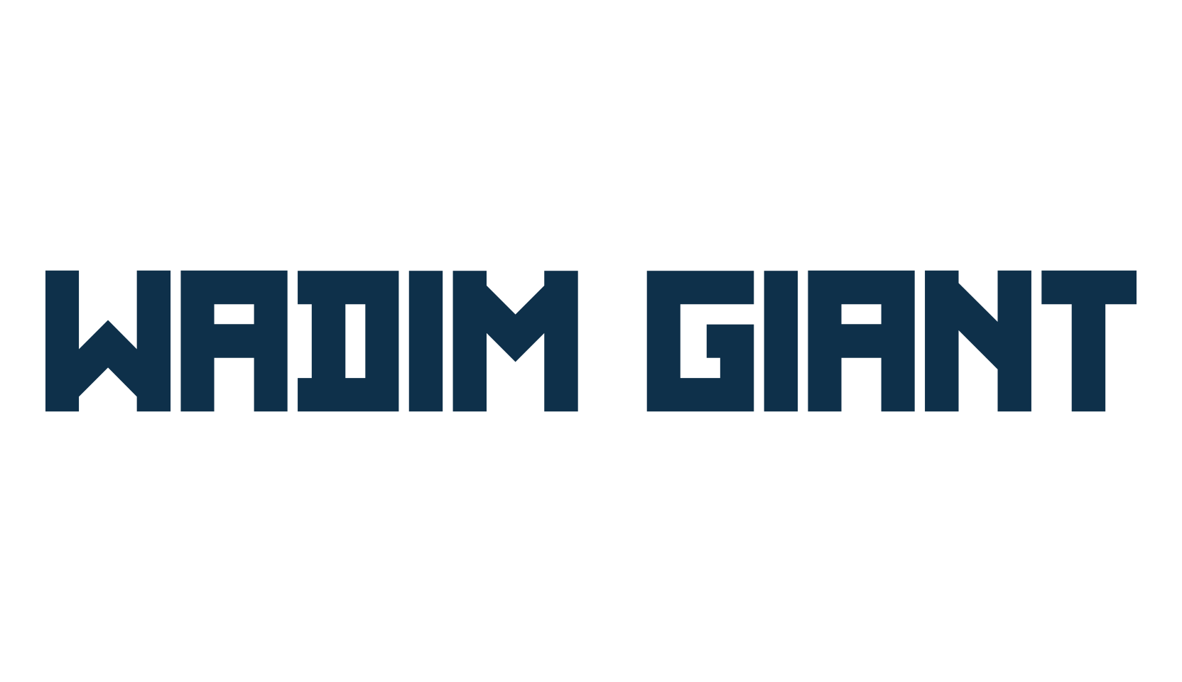 Wadim Giant, russian font preview