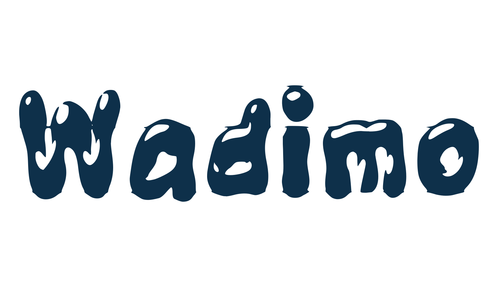Wadimo, fire, ice font preview