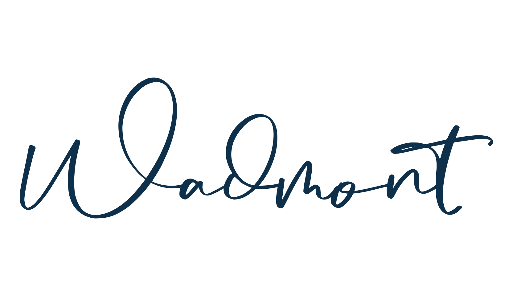 Wadmont, handwriting font preview
