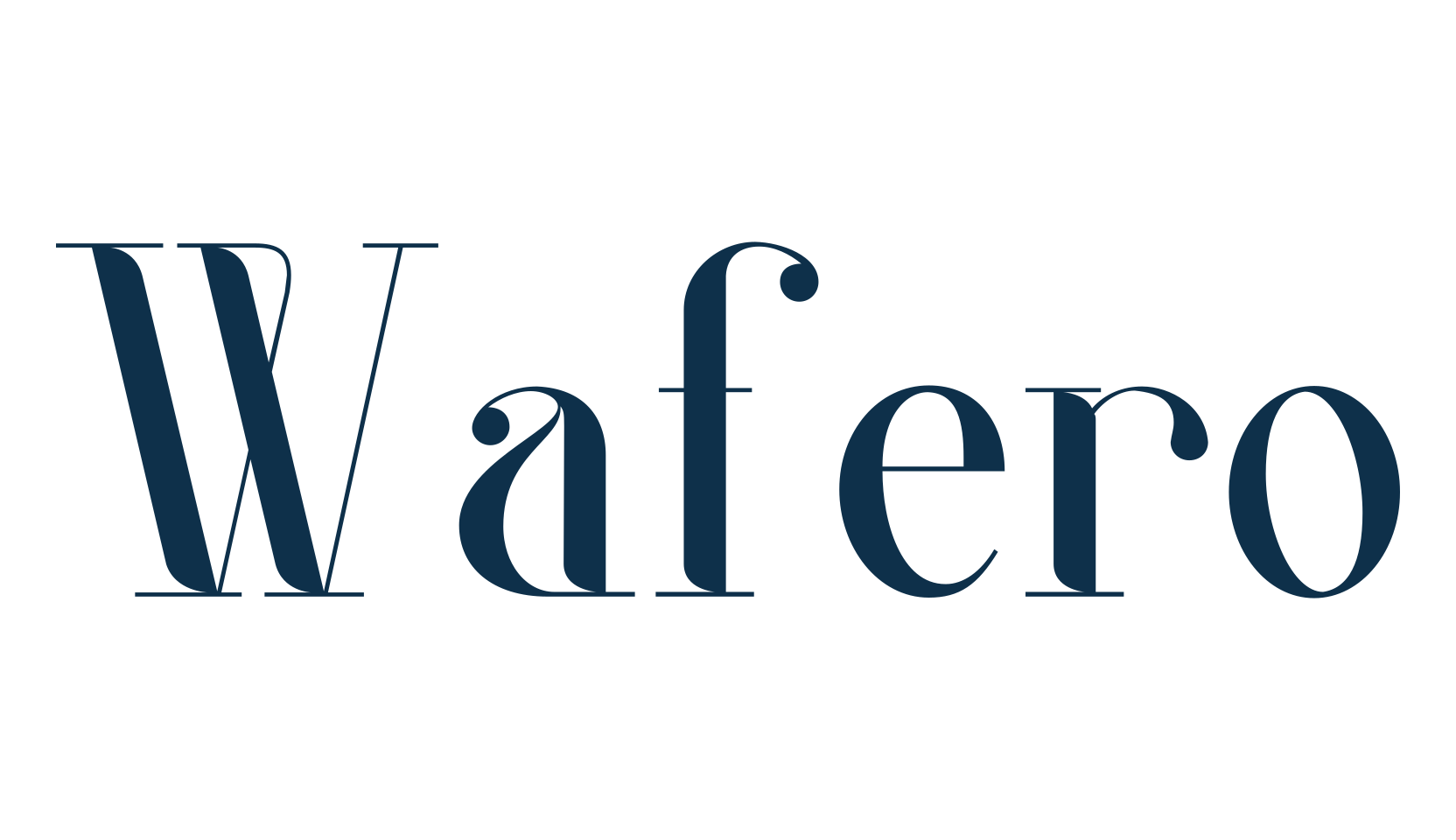 Wafero, fancy retro decorative font preview