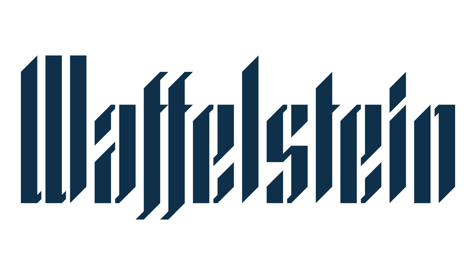 Waffelstein, modern font preview