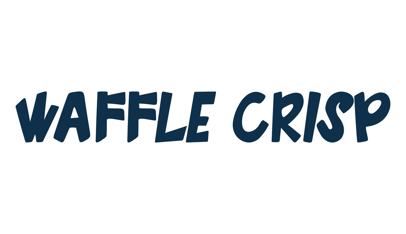 Waffle Crisp, cartoon font preview