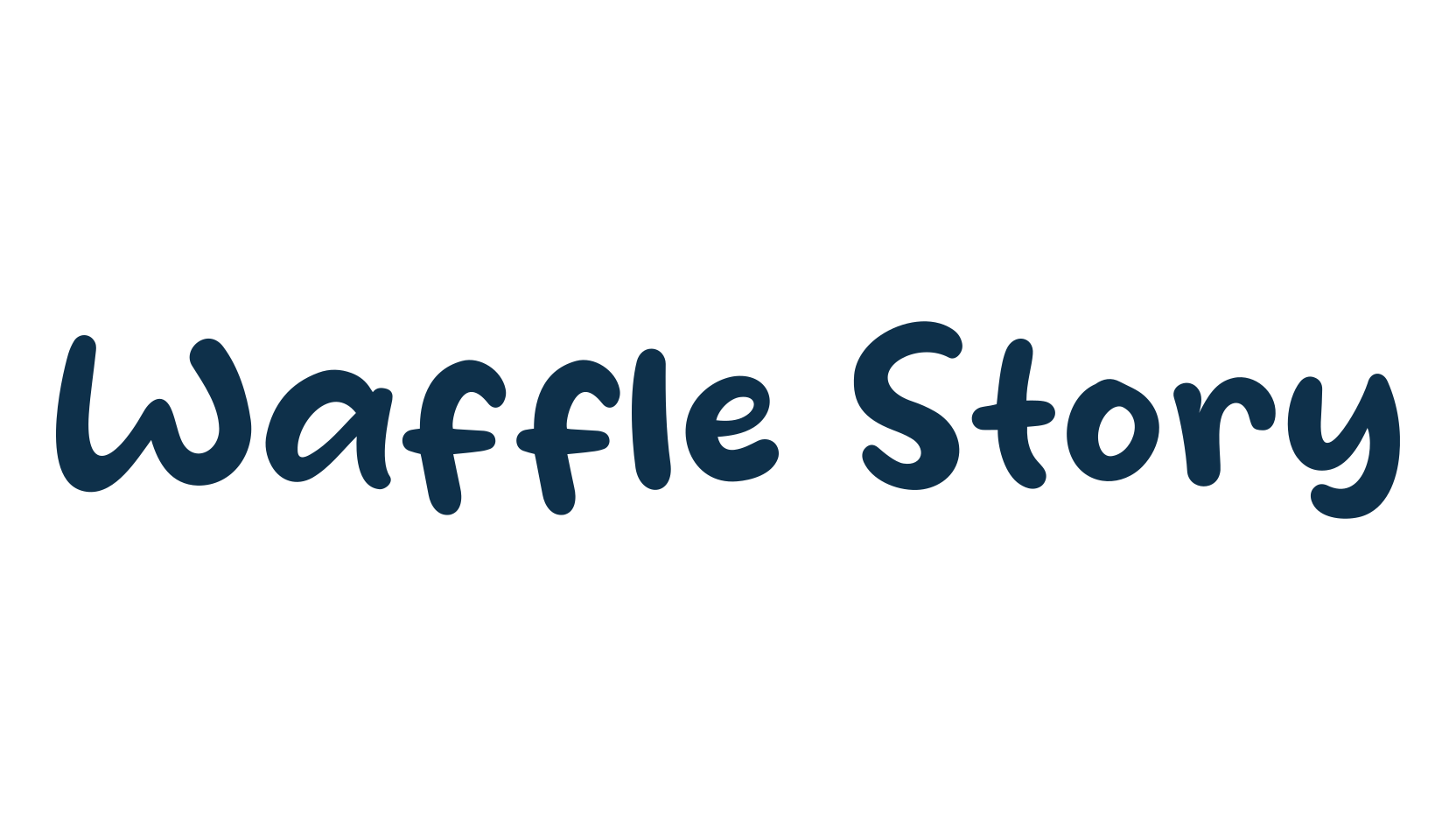 Waffle Story, fancy cartoon decorative font preview
