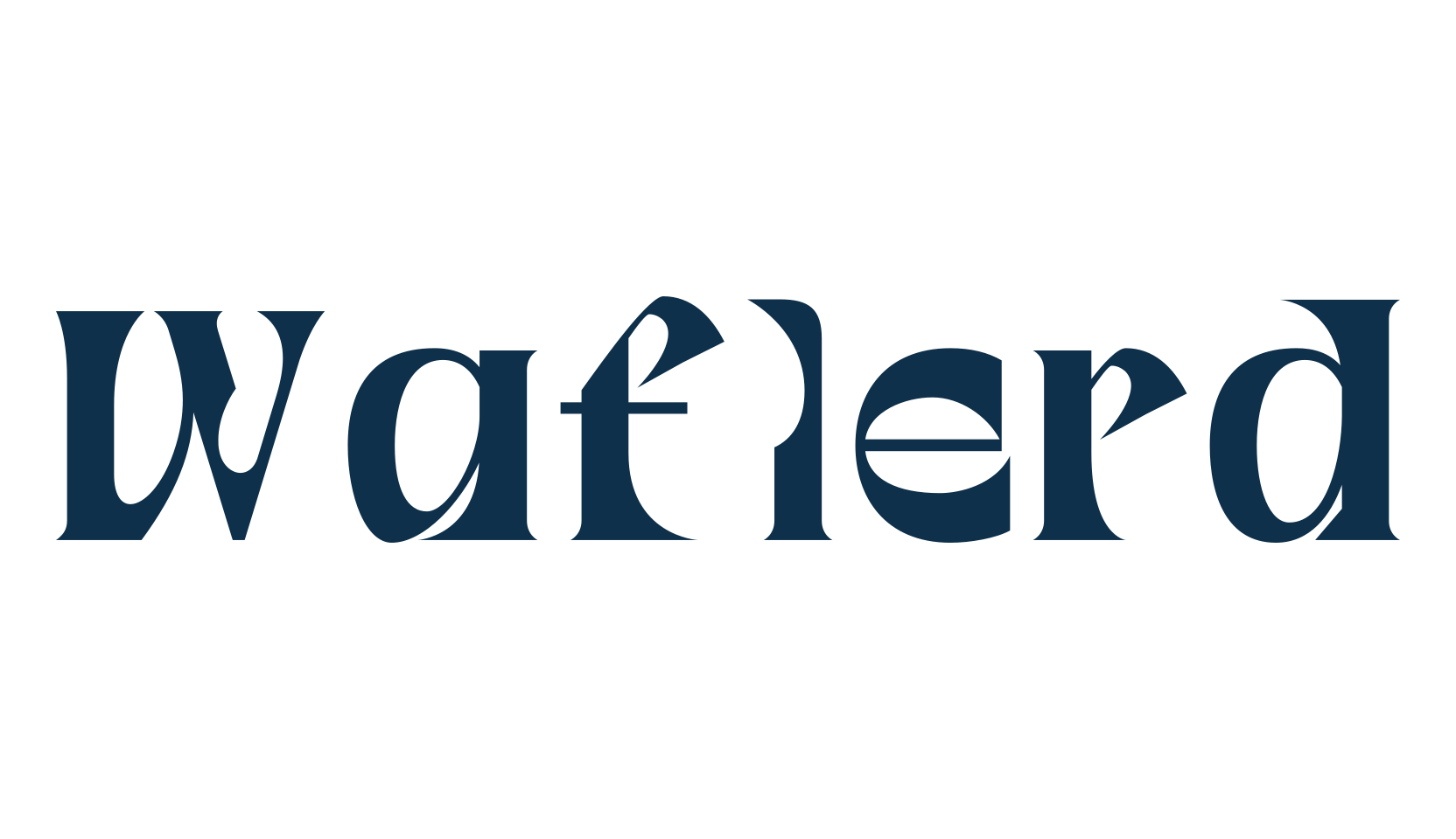 Waflerd, fancy various decorative font preview