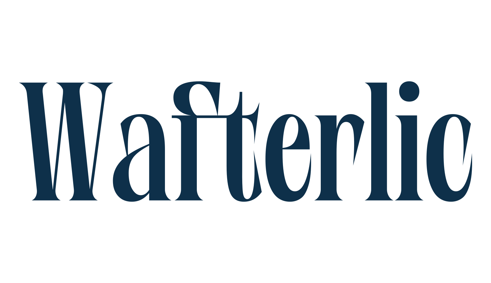 Wafterlic, serif font preview