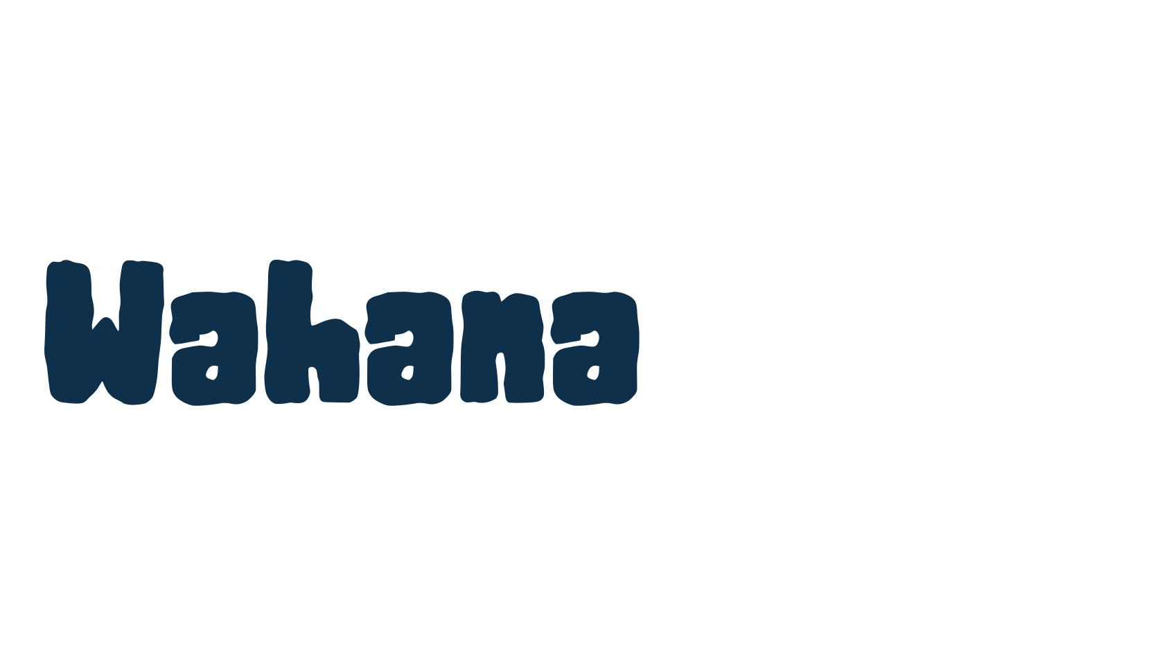 Wahana Awan, cartoon font preview