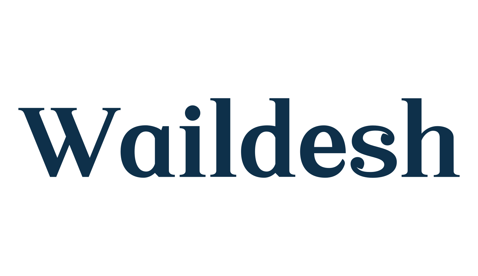 Waildesh, serif font preview