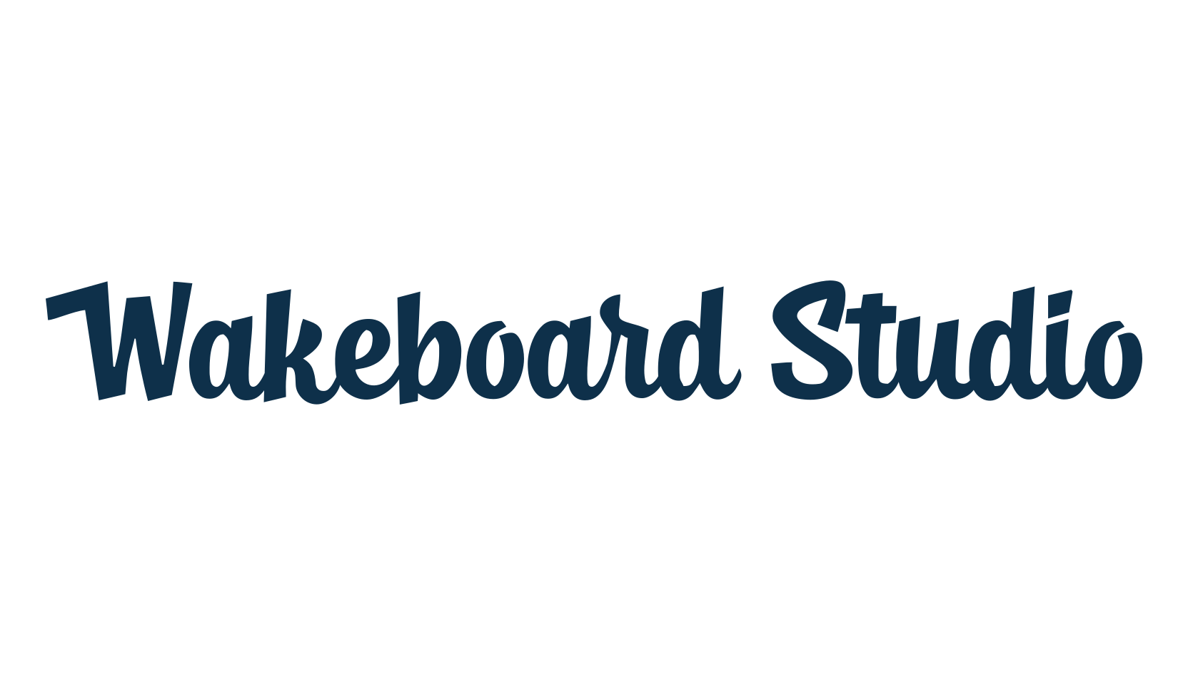 Wakeboard Studio, fancy various decorative script calligraphy font preview