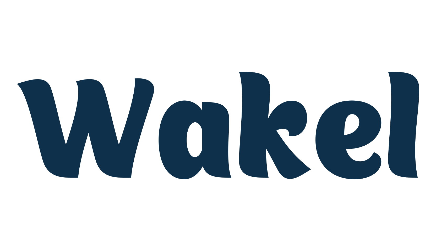 Wakel, fancy groovy decorative font preview