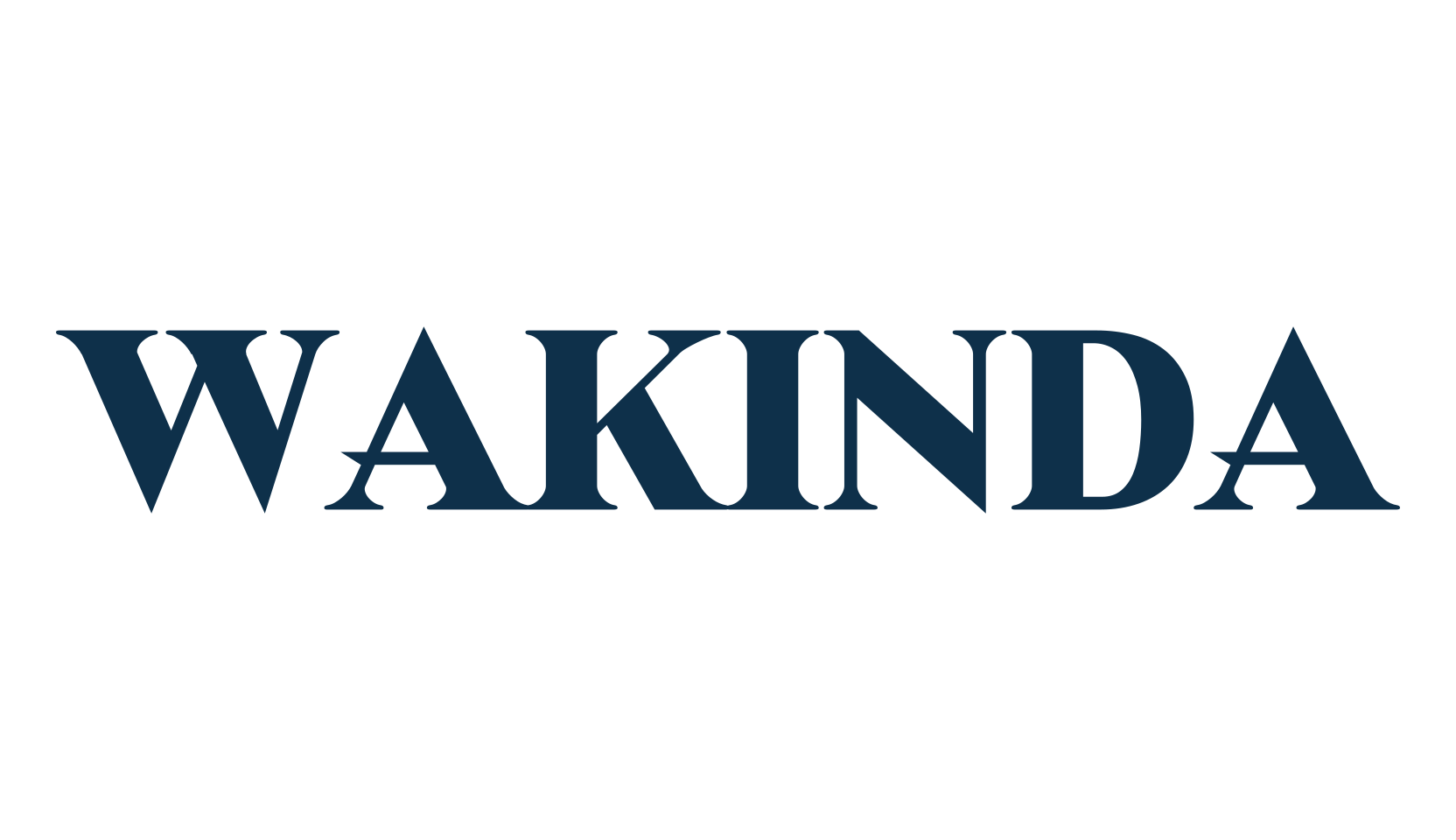 Wakinda, basic serif font preview