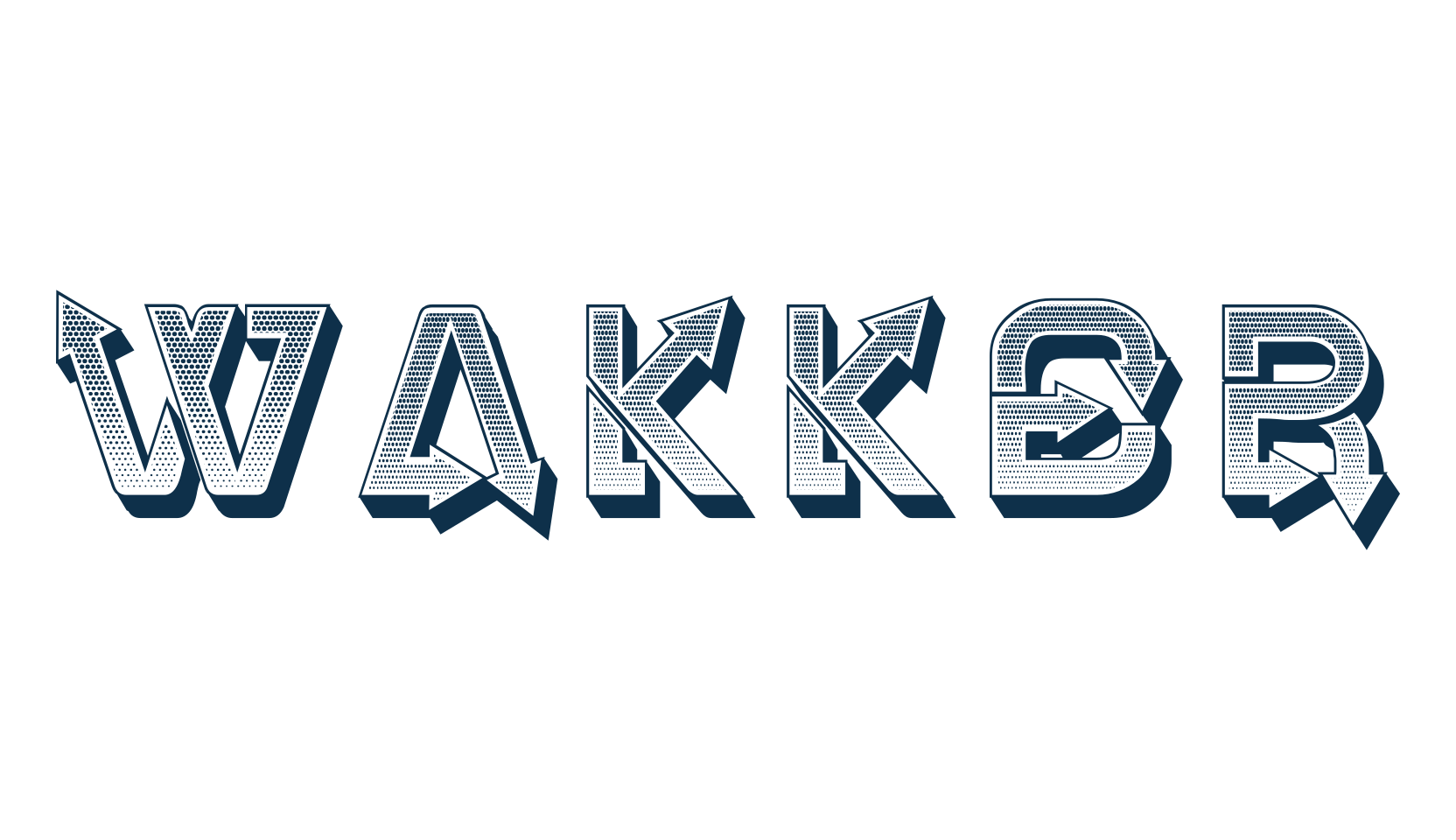 Wakker, fancy various decorative font preview