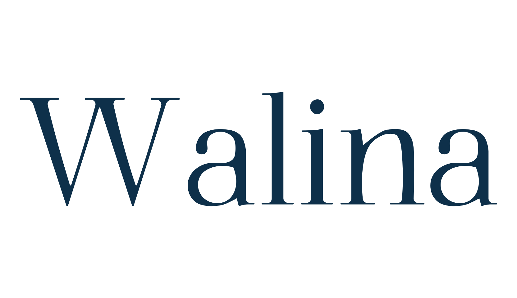 Walina, serif font preview