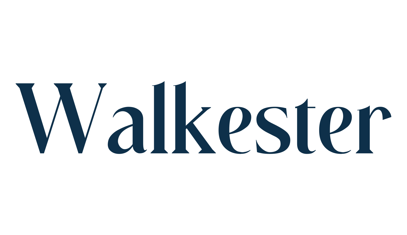 Walkester, serif font preview