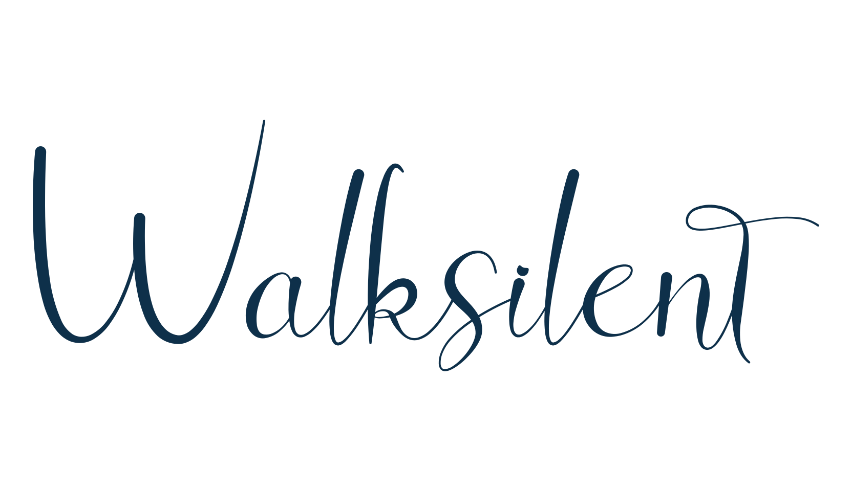 Walksilent, various font preview