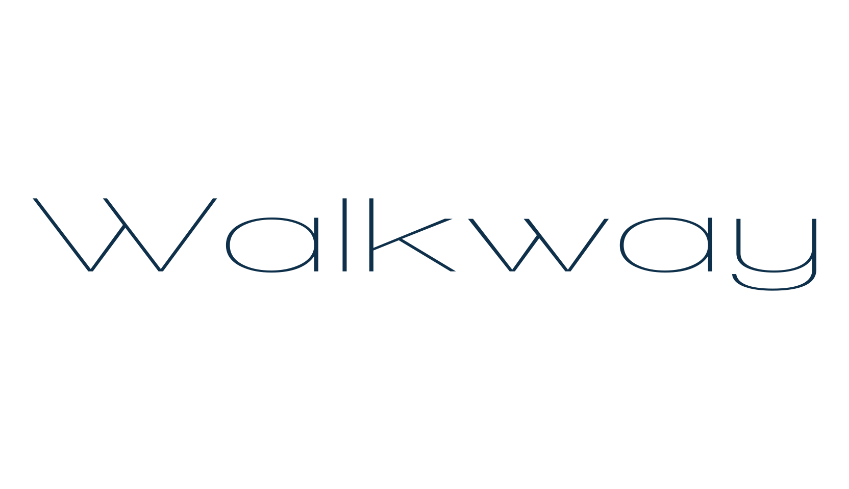 Walkway, sans serif font preview