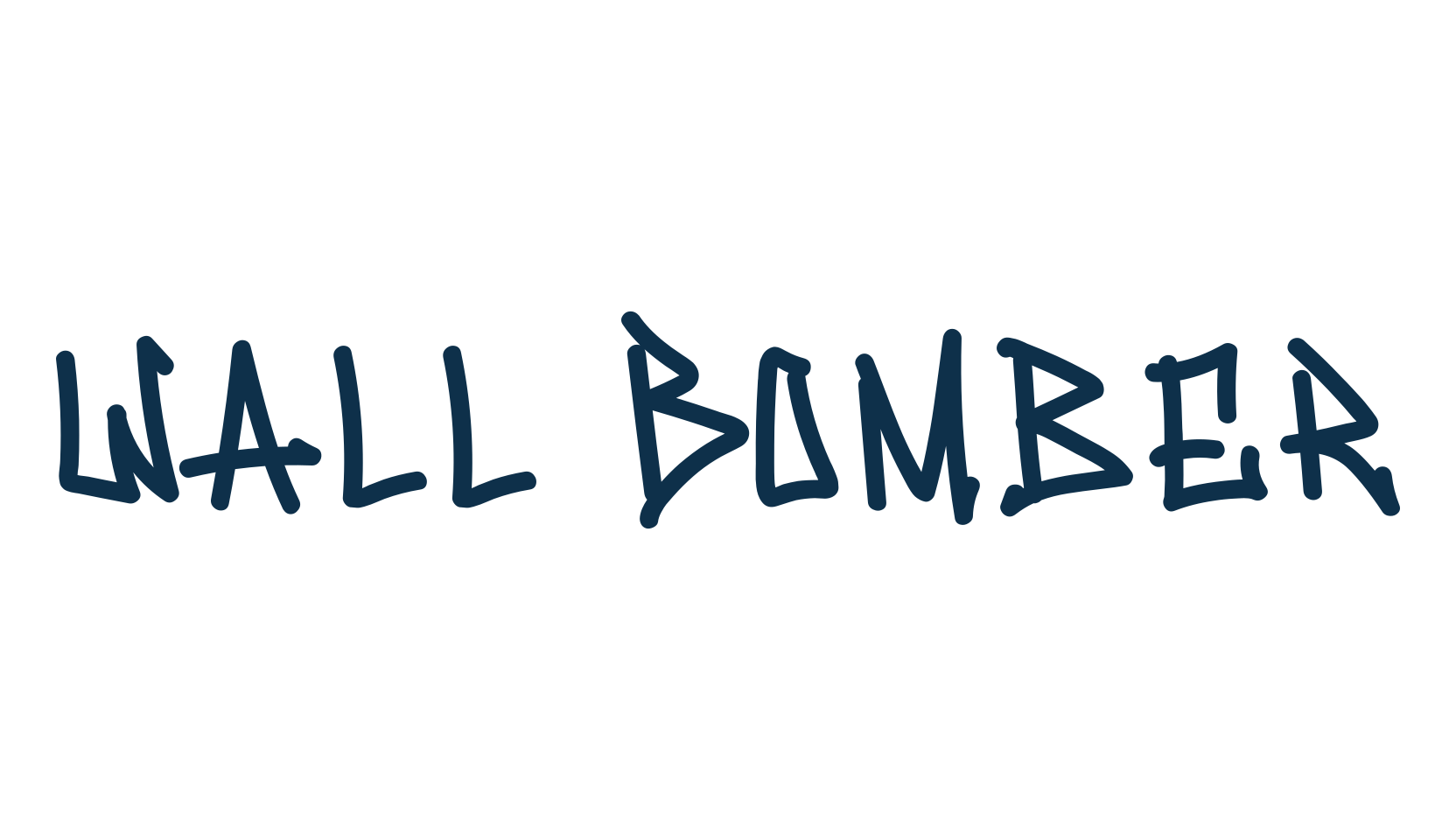 Wall Bomber, graffiti font preview