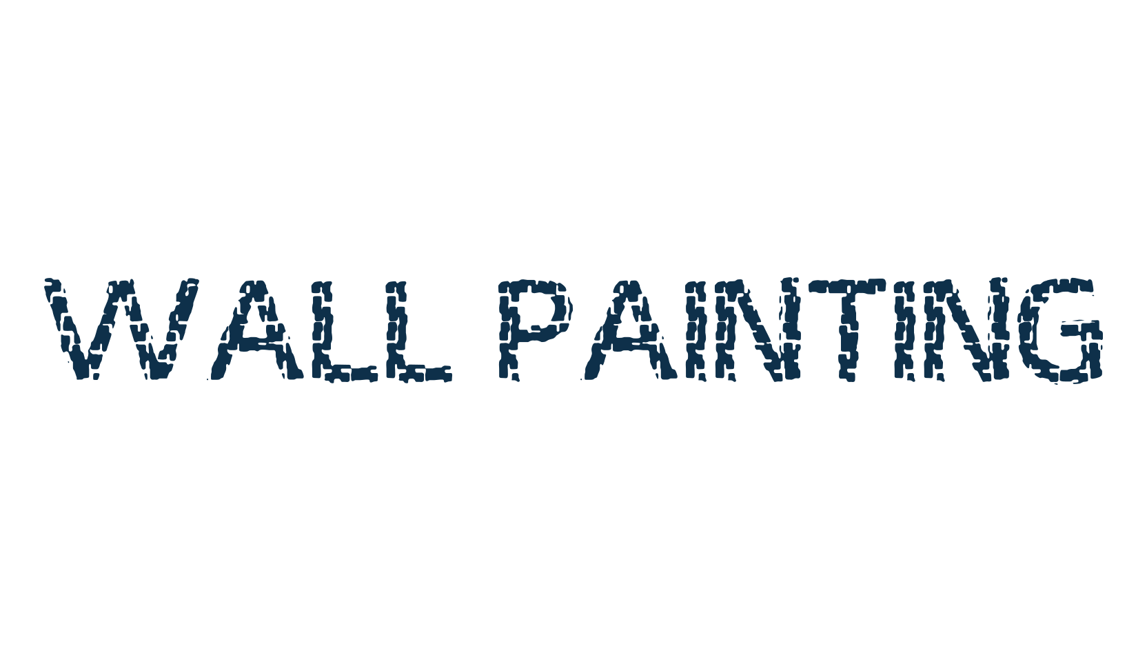 Wall Painting, decorative font preview
