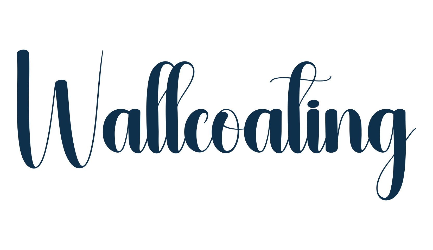 Wallcoating, fancy decorative font preview
