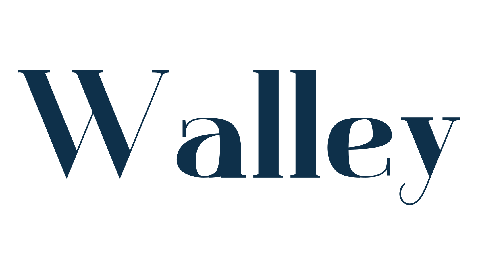 Walley, basic serif font preview