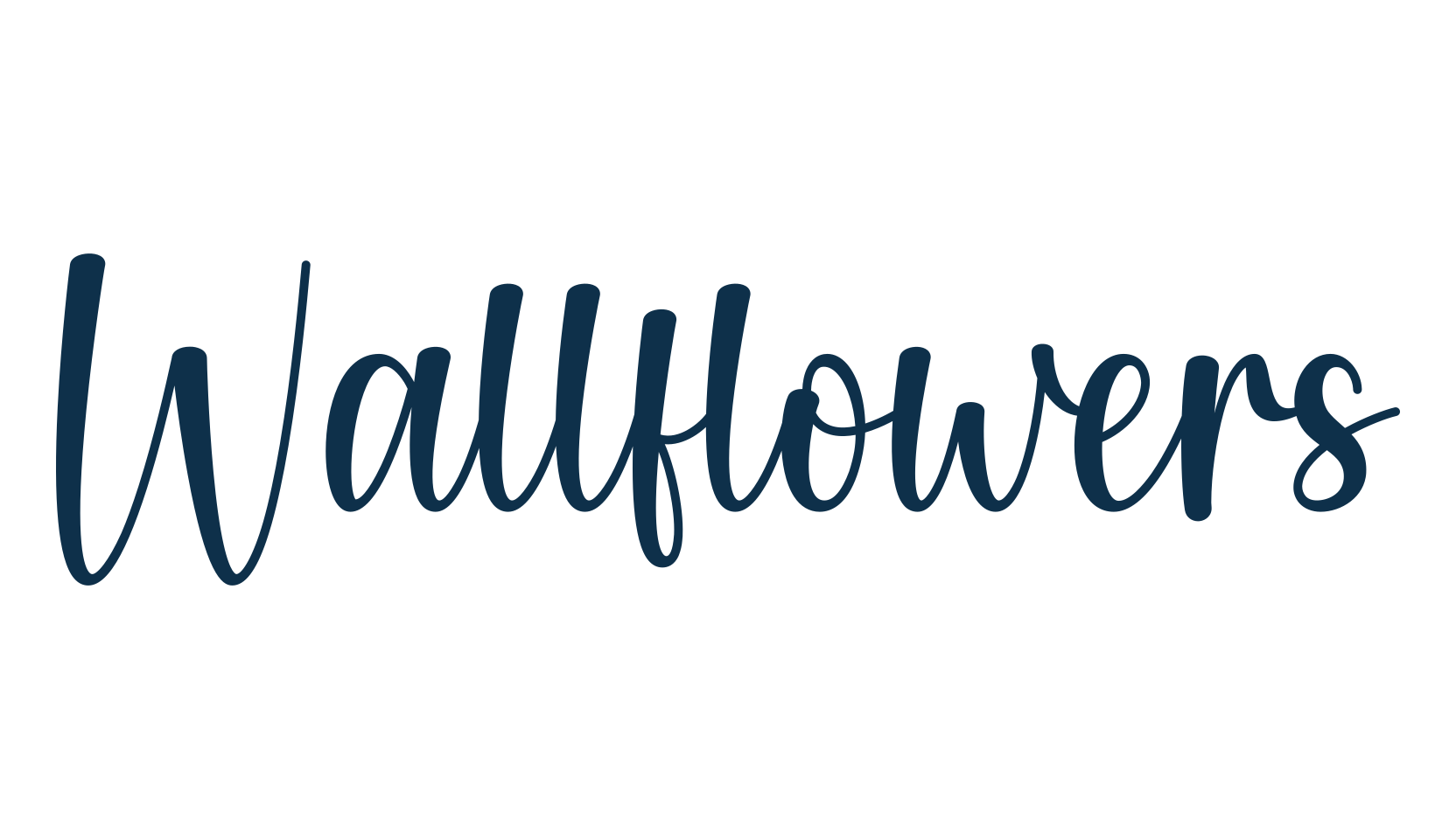 Wallflowers, fancy various decorative script calligraphy font preview