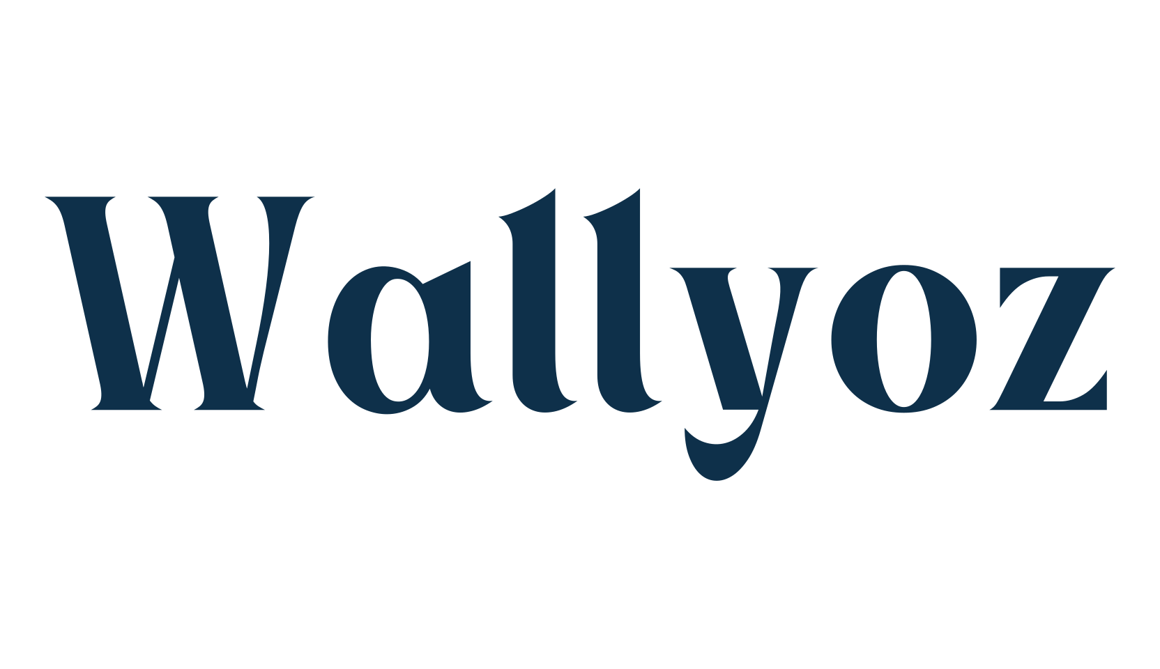 Wallyoz, basic serif font preview