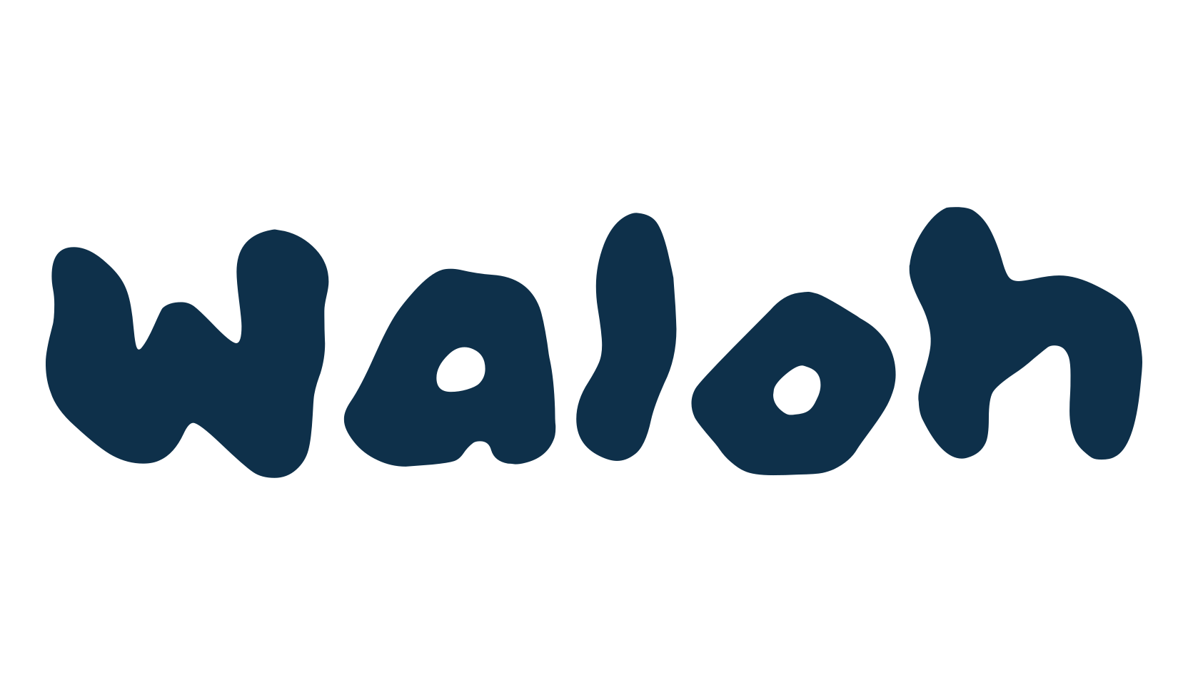 Waloh, cartoon font preview