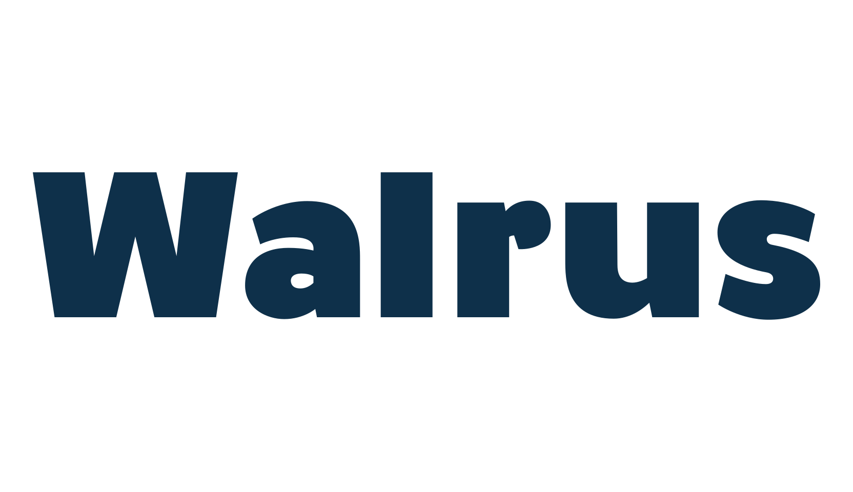 Walrus, basic sans serif font preview