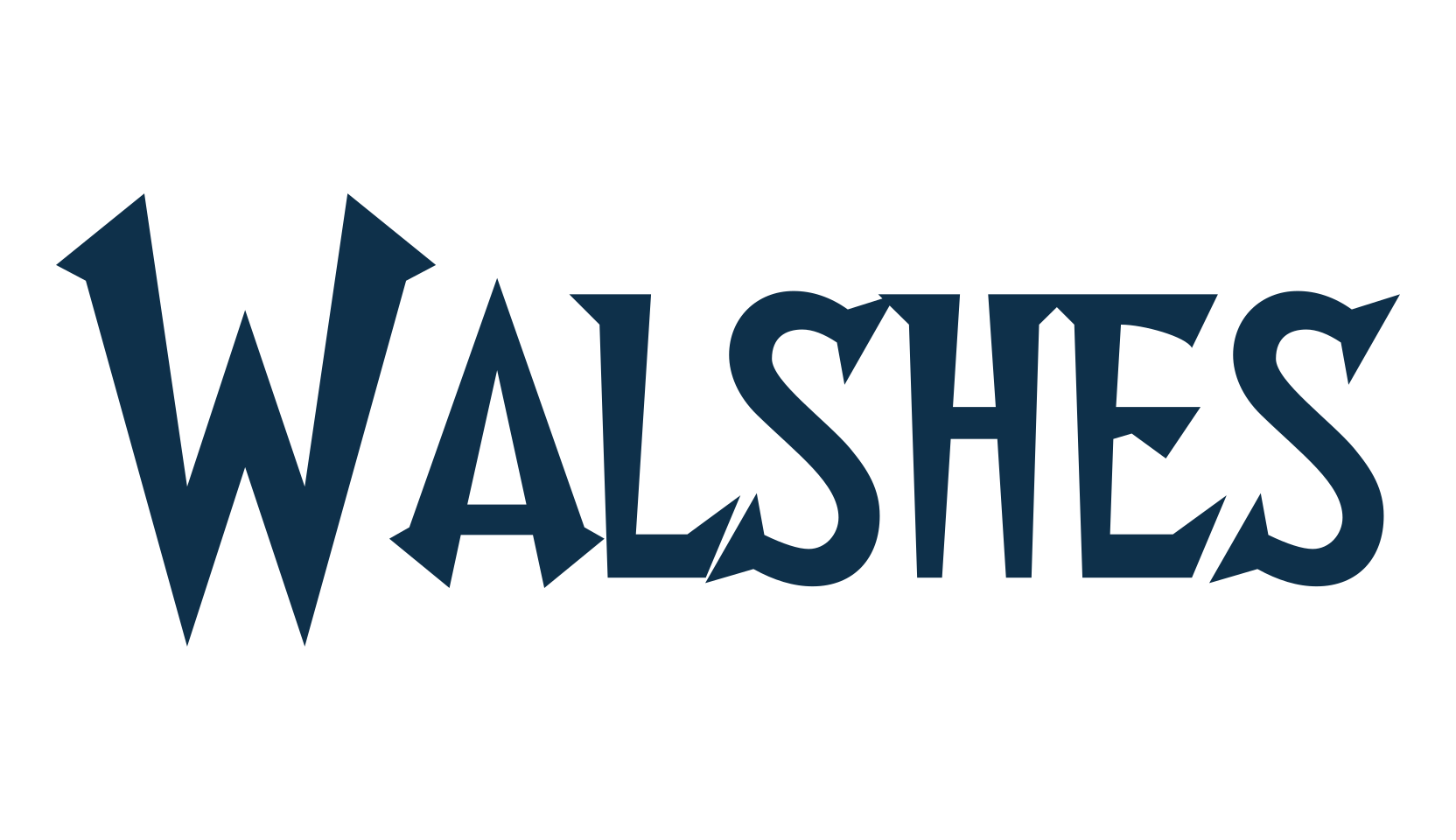 Walshes, modern font preview