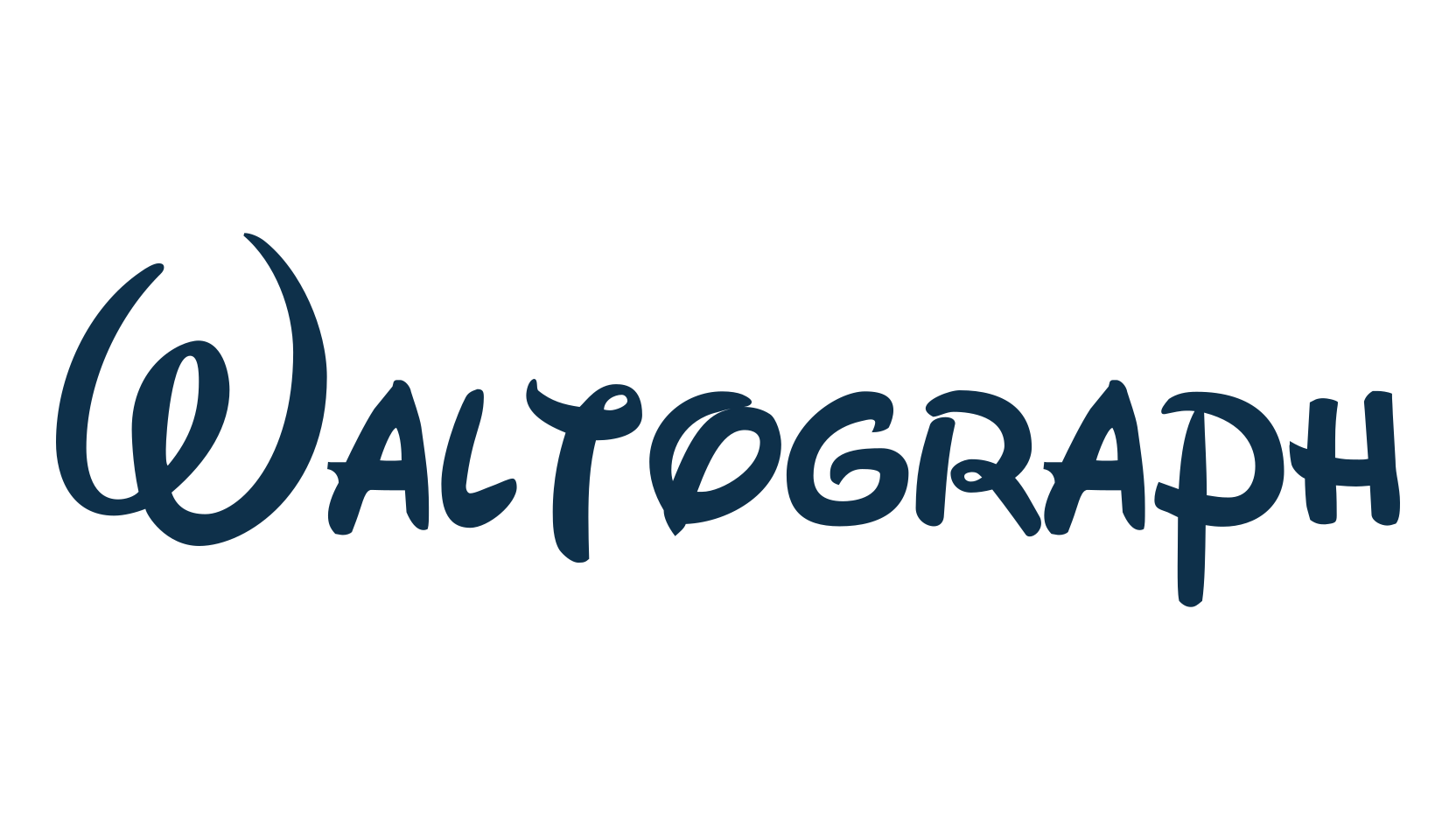 Waltograph, various font preview