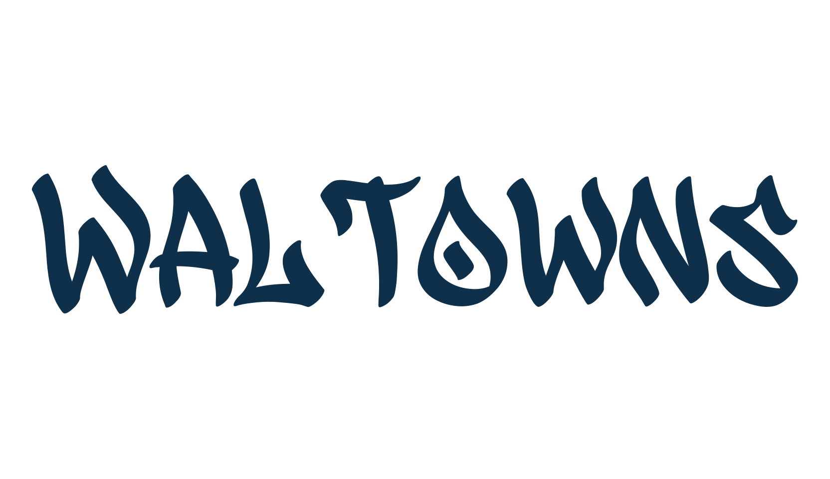 Waltowns, graffiti font preview