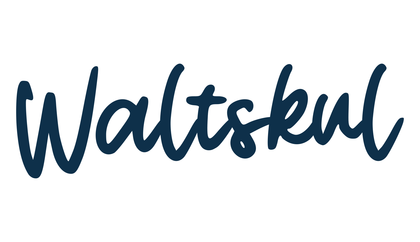 Waltskul, handwriting font preview